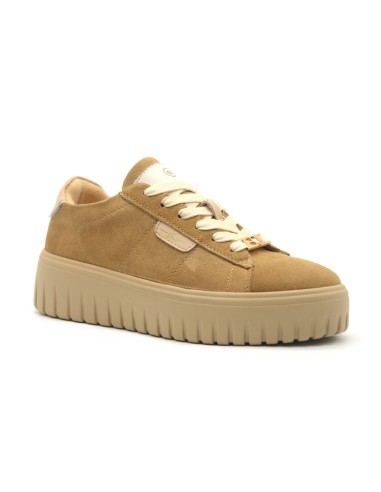 BJ Comart Rosy Damen-Sneaker aus Veloursleder mit Plateau